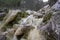 Landscape of the birth of the Mundo River on Riopar, Albacete, Spain