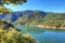 Landscape of Borabay Lake in Amasya, Turkey