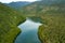 Landscape of Borabay Lake in Tasova, Amasya, Turkey