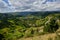 Landscape of the Bran - Moeciu region from Romania