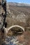 Landscape of Bridge of Kontodimos or Lazaridis in Vikos gorge and Pindus Mountains, Zagori, Epirus, Greece