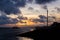 Landscape of Brighton beach with west pier