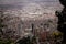 Landscape of the buildings of the downtown in Bogota, Colombia