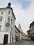 Landscape and buildings in the immediate vicinity of The Robba fountain in Ljubljana, Slovenia.