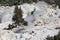 Landscape of Bumpass Hell in Lassen Volcanic National Park