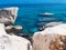 Landscape of Cala delle Sorgenti beach in the gulf of Orosei Sardinia Italy