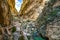 Landscape Caminito del Rey hills gorge canyon Andalusia Spain