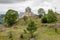 Landscape of Cantal - View of Segur-Les-Villas near Murat in the region Auvergne-RhÃ´ne-Alpes - France