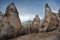 Landscape  in  Cappadocia a great visual impact