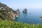 Landscape Capri island spring beautiful nature Italy