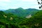 Landscape in Castel Trosino with various hills and mountains standing tall