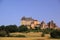 Landscape castle chateau de biron, dordogne france