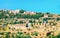 Landscape and cemetery in Agrigento Sicily