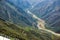 Landscape of the Chicamocha Canyon in Santander, Colombia