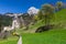 Landscape And Church St Oswald- Eisenerz, Austria