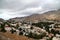 A landscape of the city center from the hill of Calymnos Island