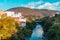 LANDSCAPE OF THE CITY OF SAN GIL IN COLOMBIA WITH THE FONCE RIVER