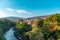 LANDSCAPE OF THE CITY OF SAN GIL IN COLOMBIA WITH THE FONCE RIVER