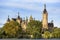 Landscape of the city of Schwerin in Germany