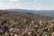 Landscape with cityscape of Wernigerode