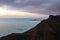 Landscape of cliffs of Mirador del RÃ­o and archipelago of Chinijo in background