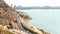 Landscape of the coast of alicante on a summer day