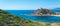 Landscape of the coast near Porticciolo