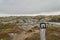 Landscape of cold harsh tundra in Dovrefjell national park