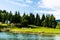 Landscape of Colibita lake