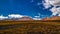 Landscape of colored mountain near Kokemeren river, Djumgal, Kyrgyzstan