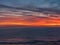 Landscape with colorful skies and dark water