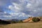 Landscape in Corbieres, France