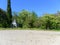 Landscape corsican and religious chapel