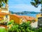 Landscape of the Cote d`Azur, Villefranche-sur-Mer, France