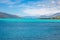 Landscape of Coyhaique valley with beautiful mountains view, Patagonia, Chile, South America