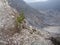 Landscape of crater mountain Tangkuban Perahu