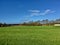 Landscape of the cricket ground at Fenton