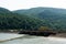 Landscape with the dam on the  Olt Valley