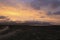 Landscape at dawn in Cabo de Gata natural park