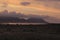 Landscape at dawn in Cabo de Gata natural park