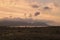 Landscape at dawn in Cabo de Gata natural park