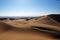 Landscape of desert sand dunes in Maranjab Desert , near Kashan