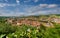 Landscape of Dogliani town, Italy