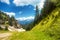 Landscape from The Dolomites near to Cortina, Italy