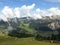 Landscape of Dolomiti mountains