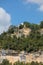 Landscape of the Dordogne river valley between La Roque-Gageac and Castelnaud, Aquitaine