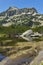 Landscape of Dzhangal peak and Banski lakes, Pirin Mountain