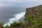 Landscape on the edge of the island of Bali