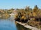 Landscape Of Edmonton Alberta River Valley