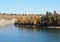 Landscape Of Edmonton Alberta River Valley